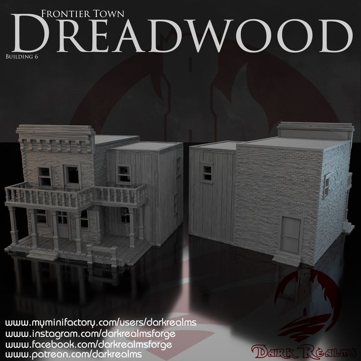 Dreadwood, a Wild West Frontier Town. Building 6