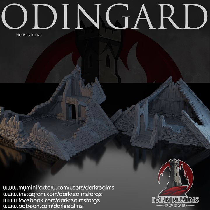 Odingard House 3 ruin. A Viking/Norse shelter