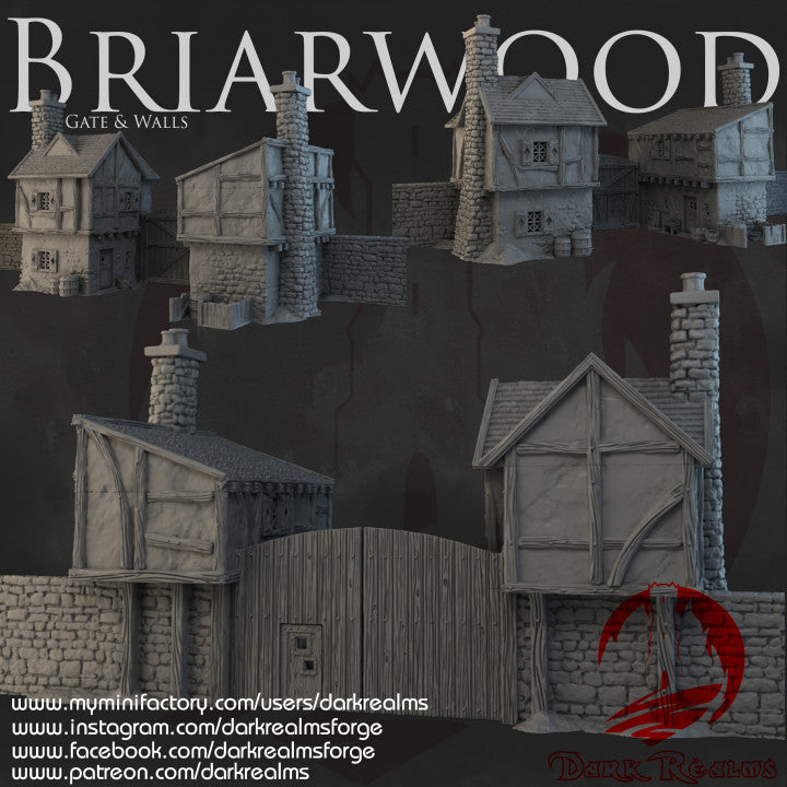 Briarwood Gatehouses & Walls