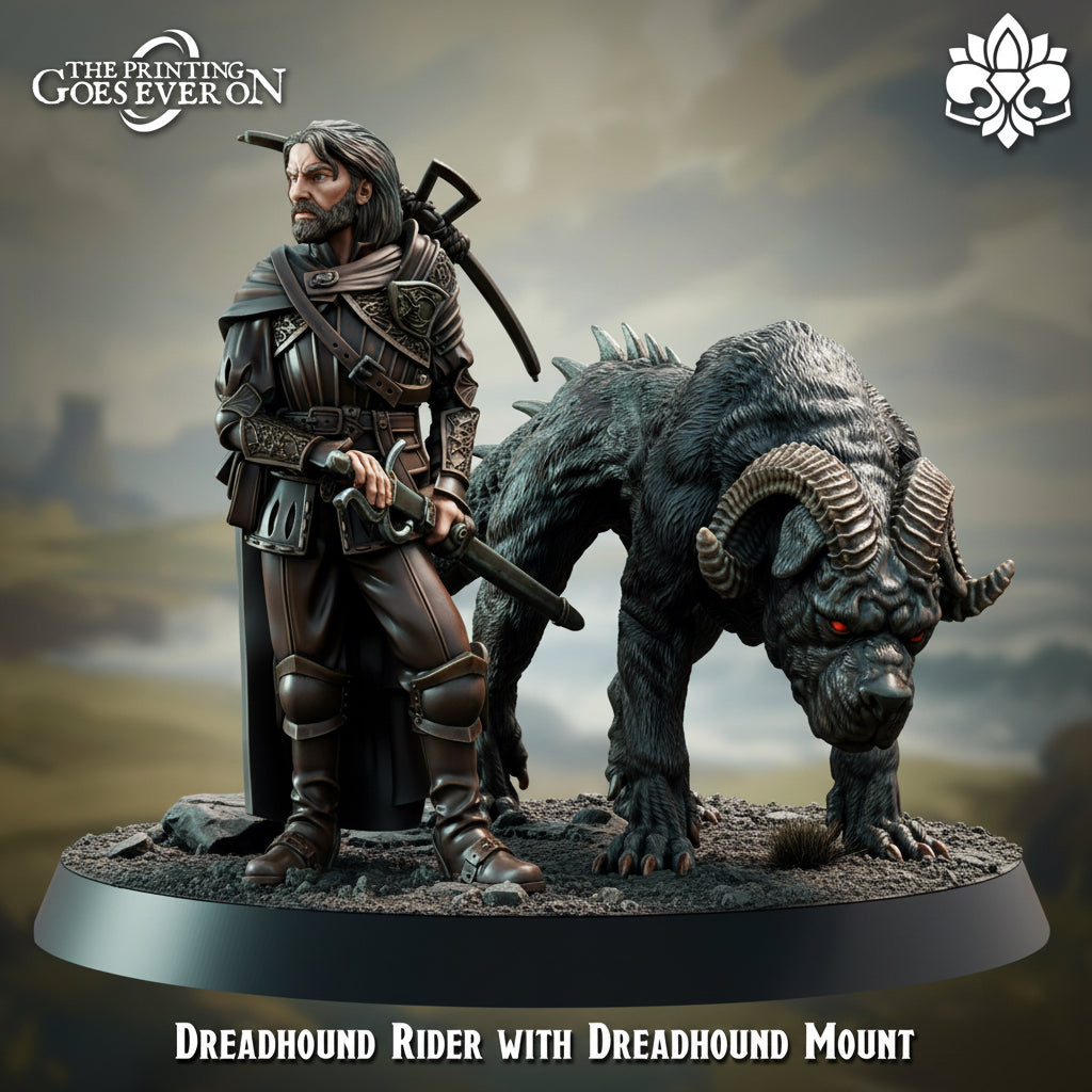 Dreadhound Rider with Dreadhound Mount