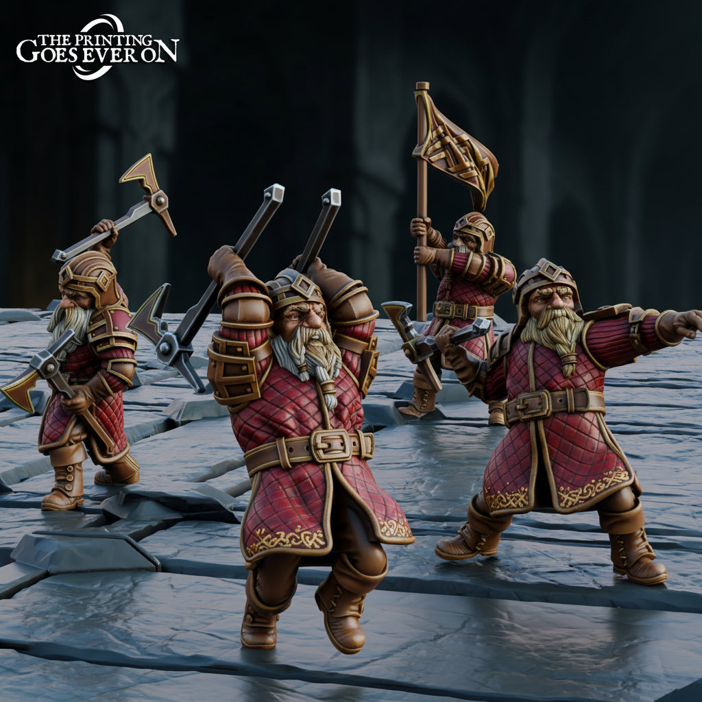 Dwarf Axethrowers x4