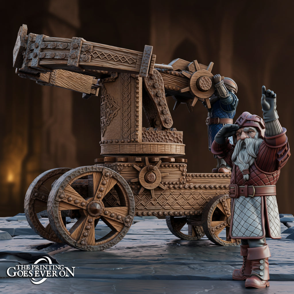 Dwarven Ballista with crew