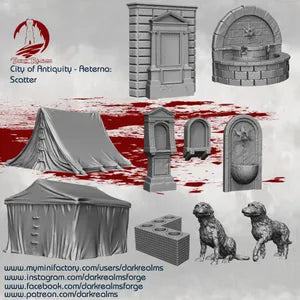 Aeterna Roman Tents & Street Scatter