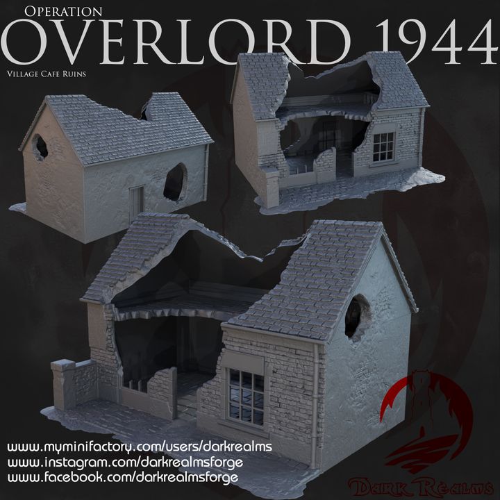Overlord 1944 Cafe Ruin
