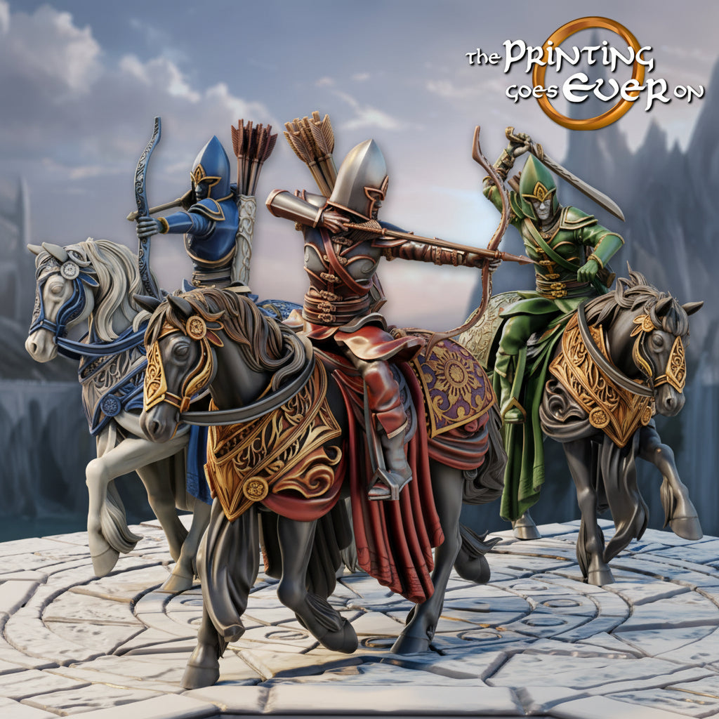 Elven Mounted Archers x3