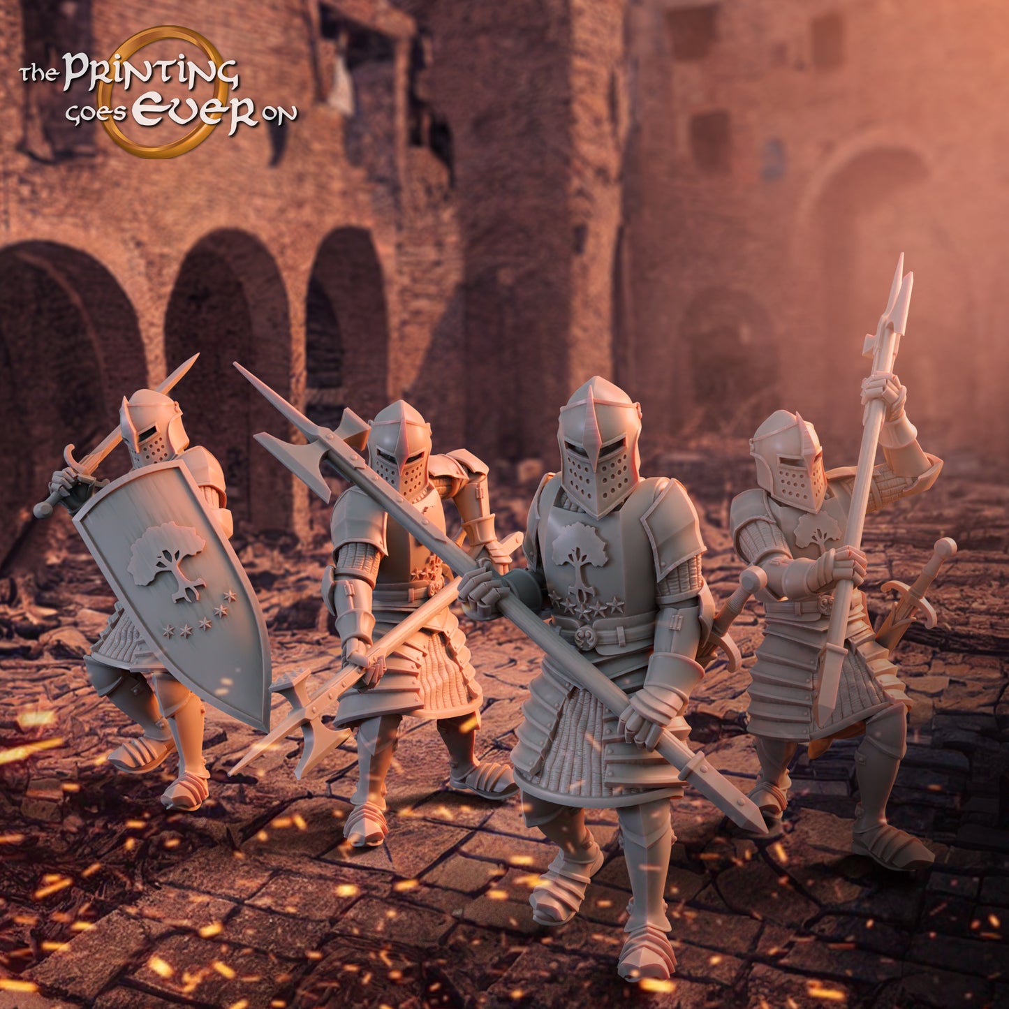 Men at arms x4
