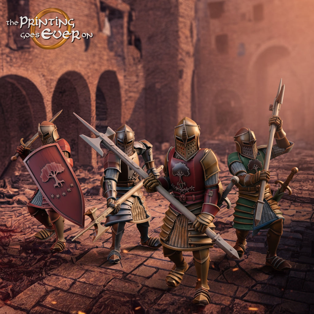 Men at arms x4