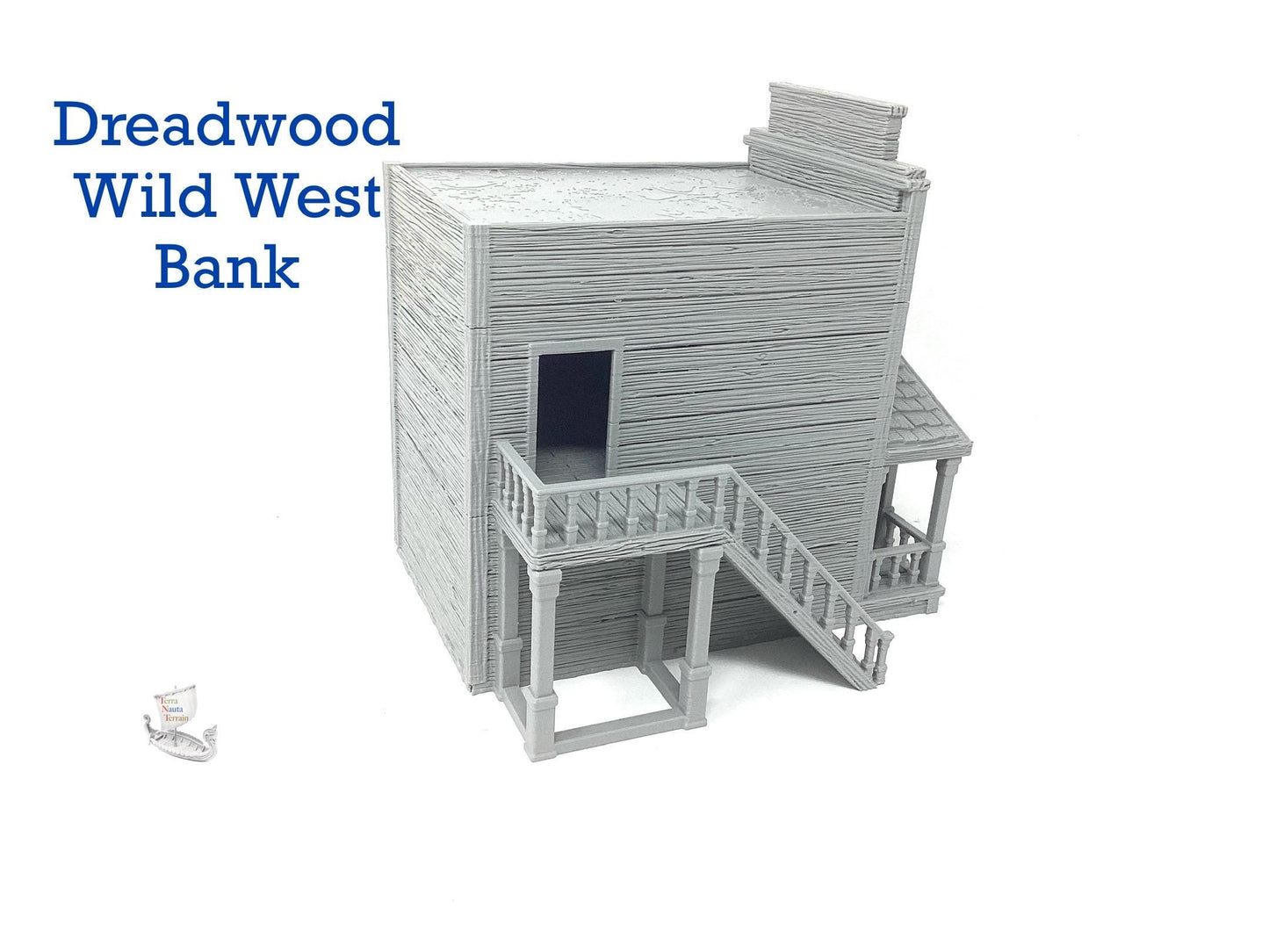 Dreadwood, a Wild West Frontier Town. Bank