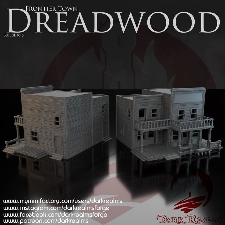 Dreadwood, a Wild West Frontier Town. Building 5