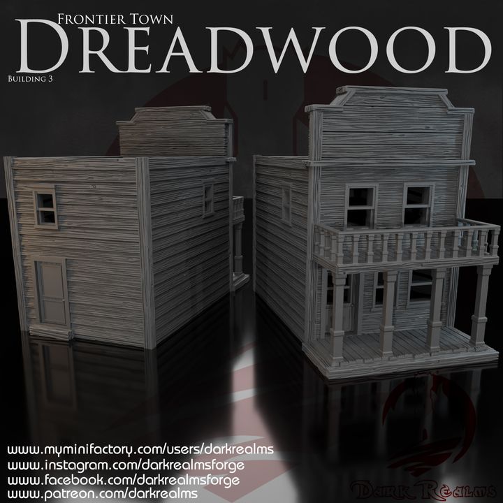 Dreadwood, a Wild West Frontier Town. Building 4