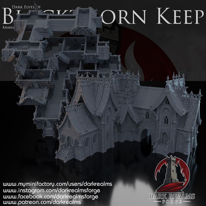 Blackthorn Keep - Kraken’s Teeth Inn. A Dark Elf meeting point….