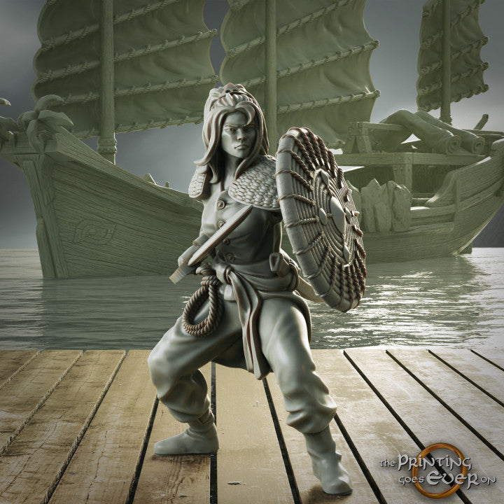 Pirate Dhow with crew