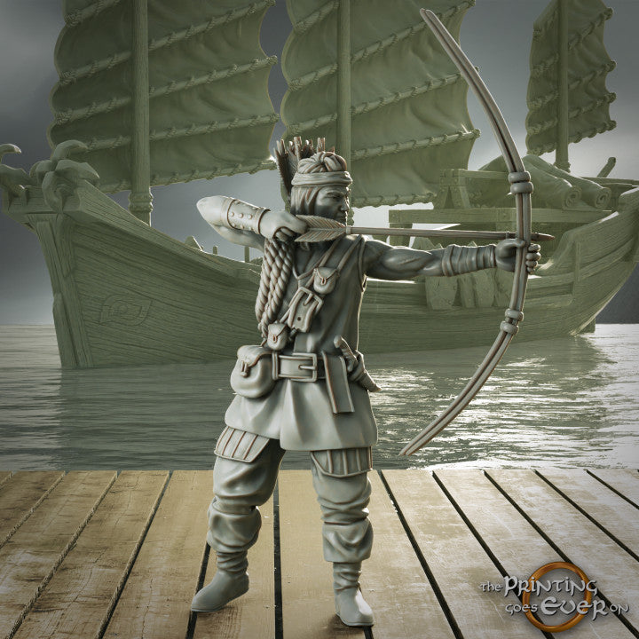 Pirate Dhow with crew