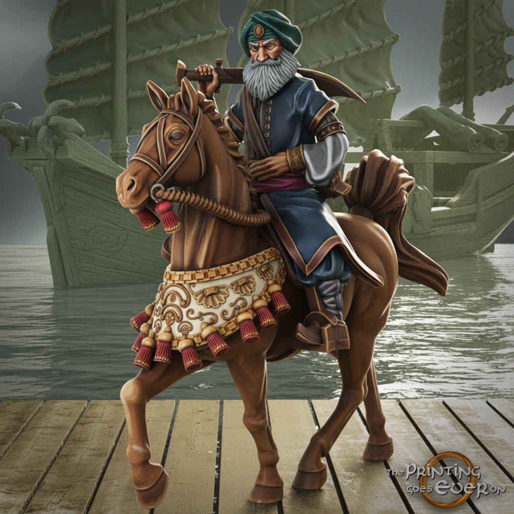 Mounted Pirate Captain