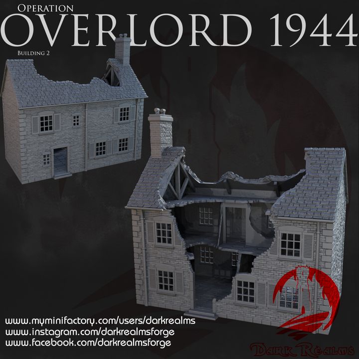 Overlord 1944 Building 2 Ruin