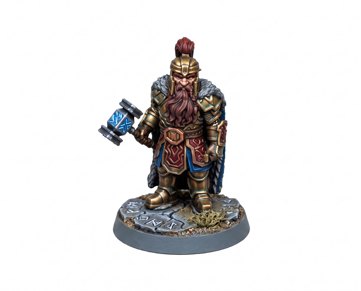 Dorin Ironmark on foot & mounted