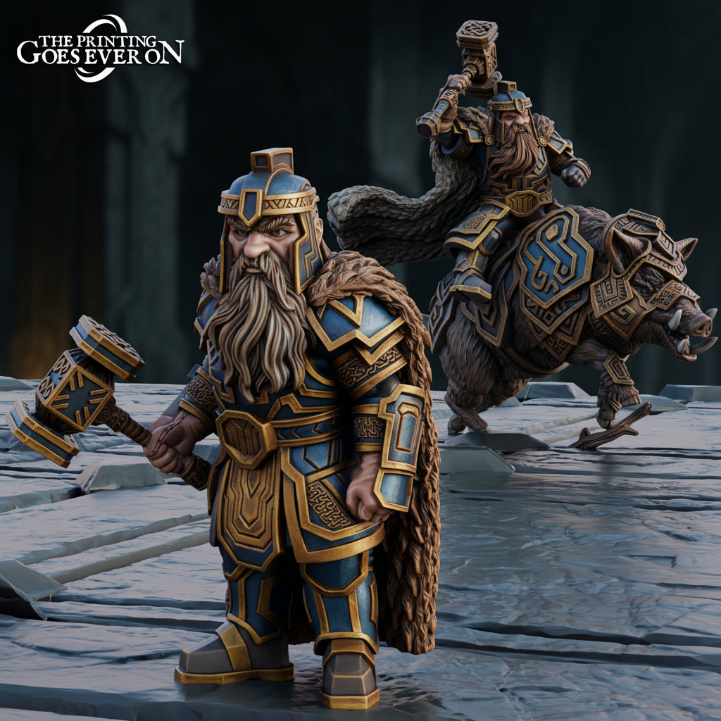 Dorin Ironmark on foot & mounted