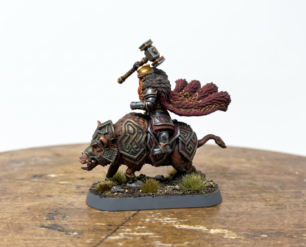 Dorin Ironmark on foot & mounted
