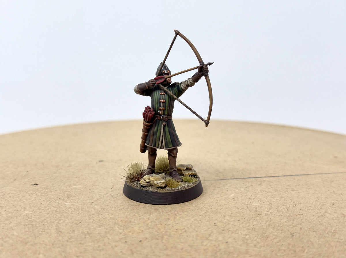Driftport  Archers. A fishing village on a lake.