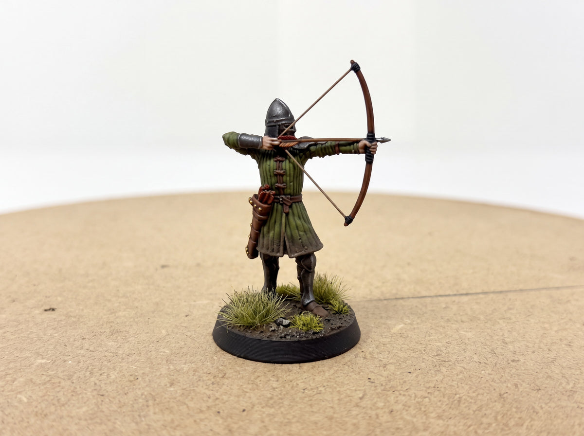 Driftport  Archers. A fishing village on a lake.