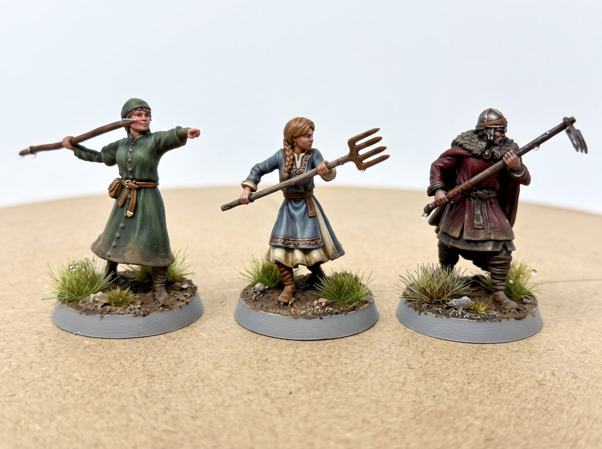 Driftport Militia A. A fishing village on a lake.