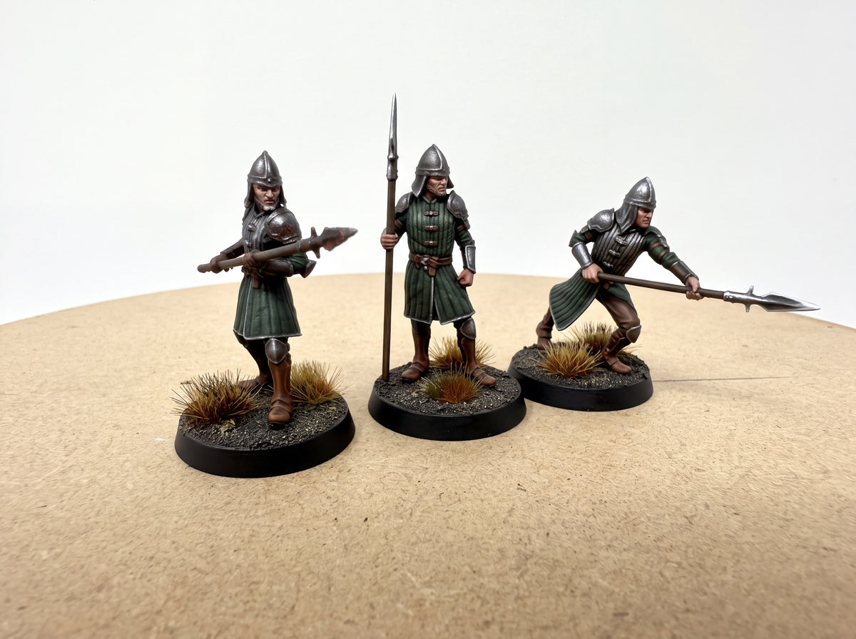 Driftport  Spearmen. A fishing village on a lake.