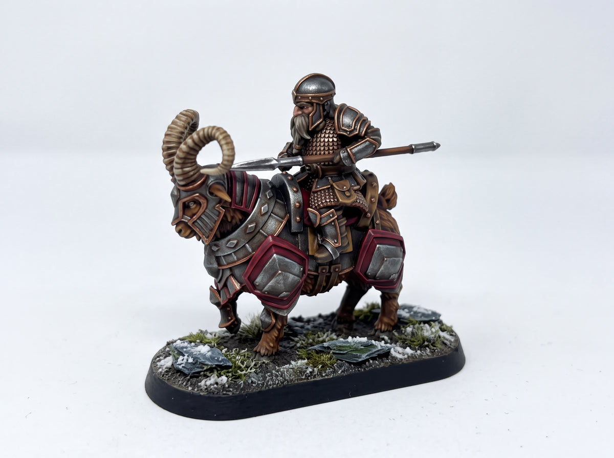 Dwarven Goat Riders x3