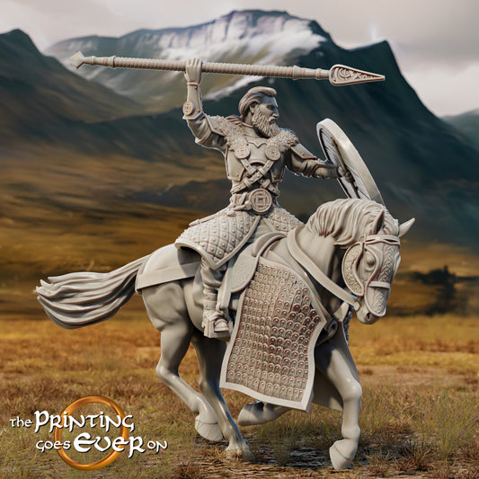 Ebremer - Prince of Riddermercia on foot and mounted