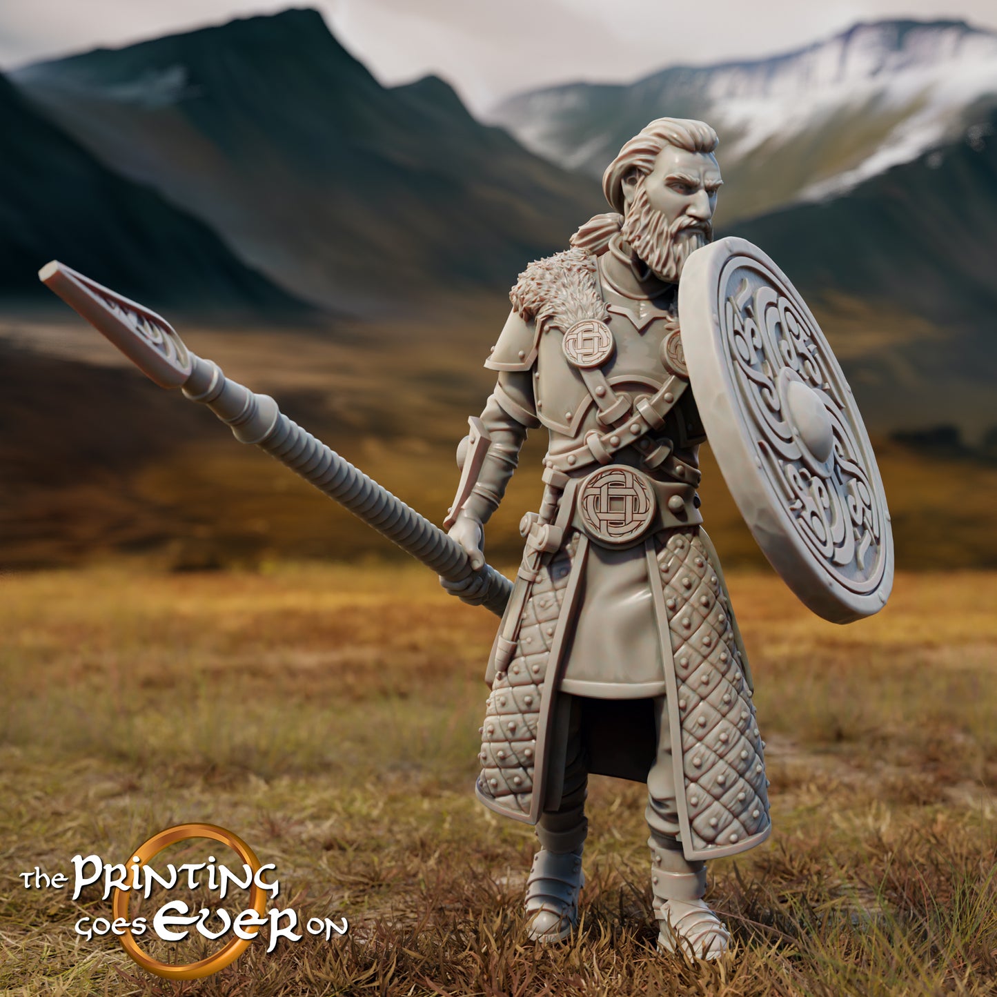 Ebremer - Prince of Riddermercia on foot and mounted