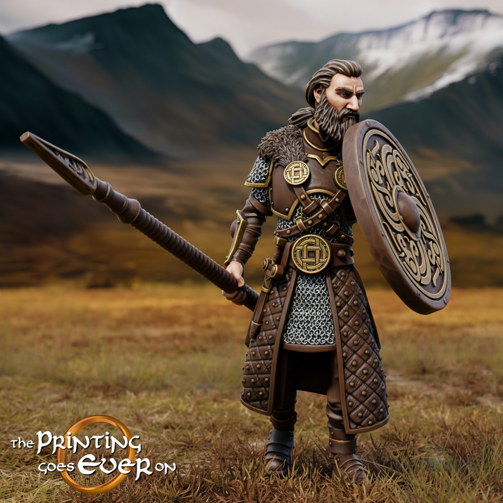 Ebremer - Prince of Riddermercia on foot and mounted