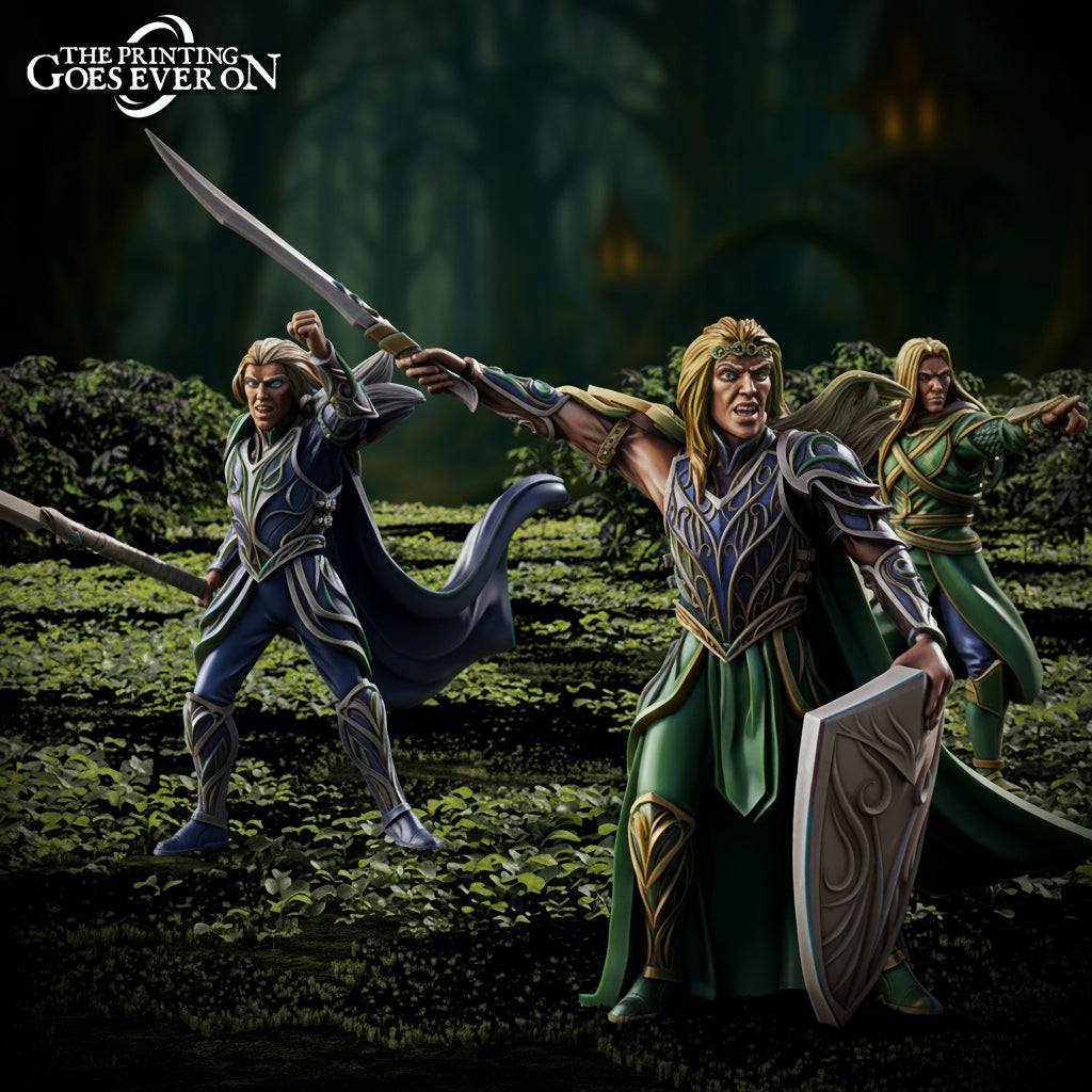 Elderwood Elf Commanders x3