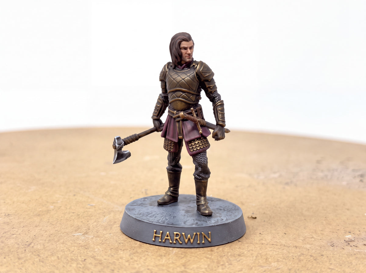 Harwin on foot and mounted
