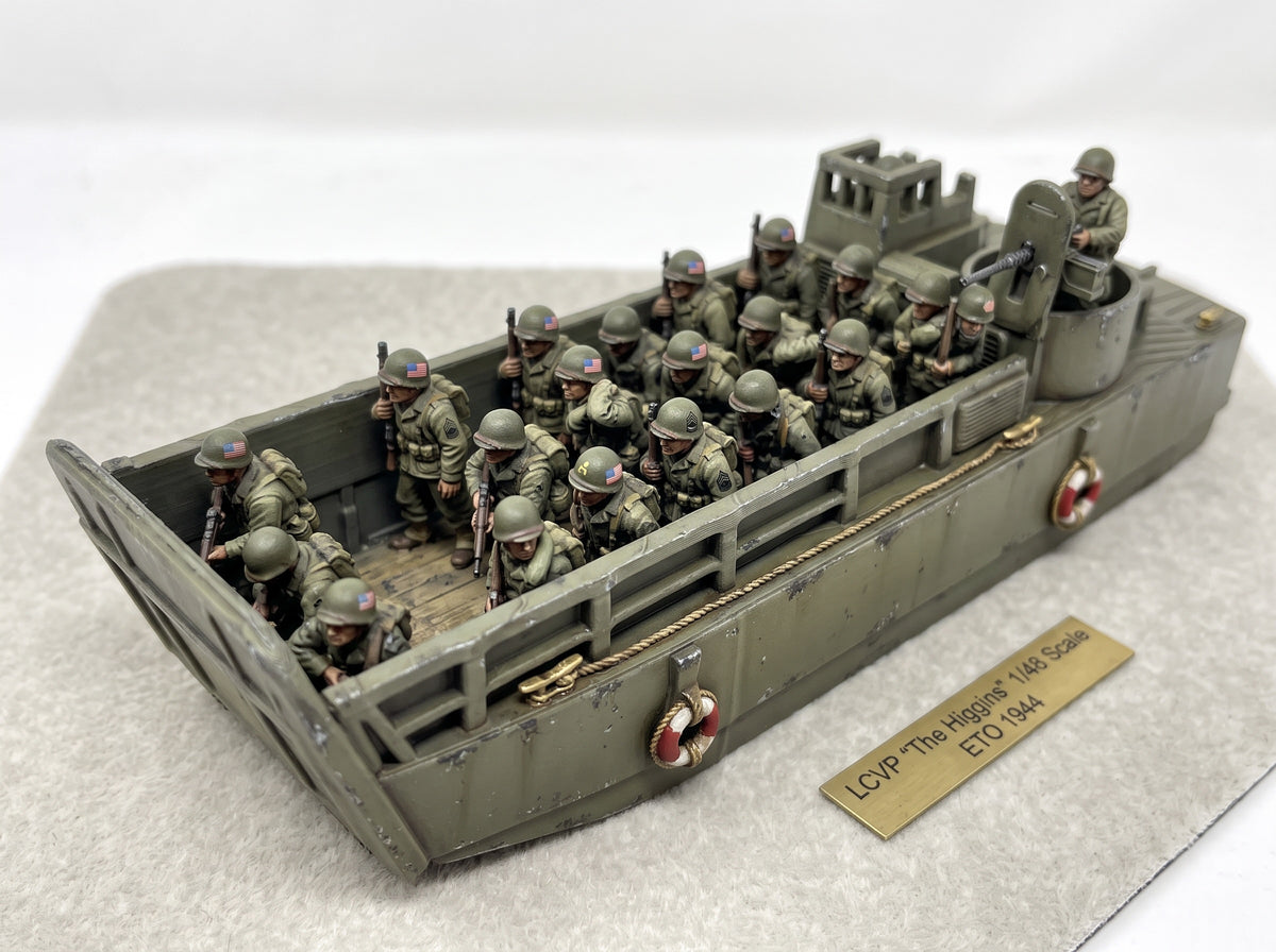 Landing Craft with American Troops Closed Ramp