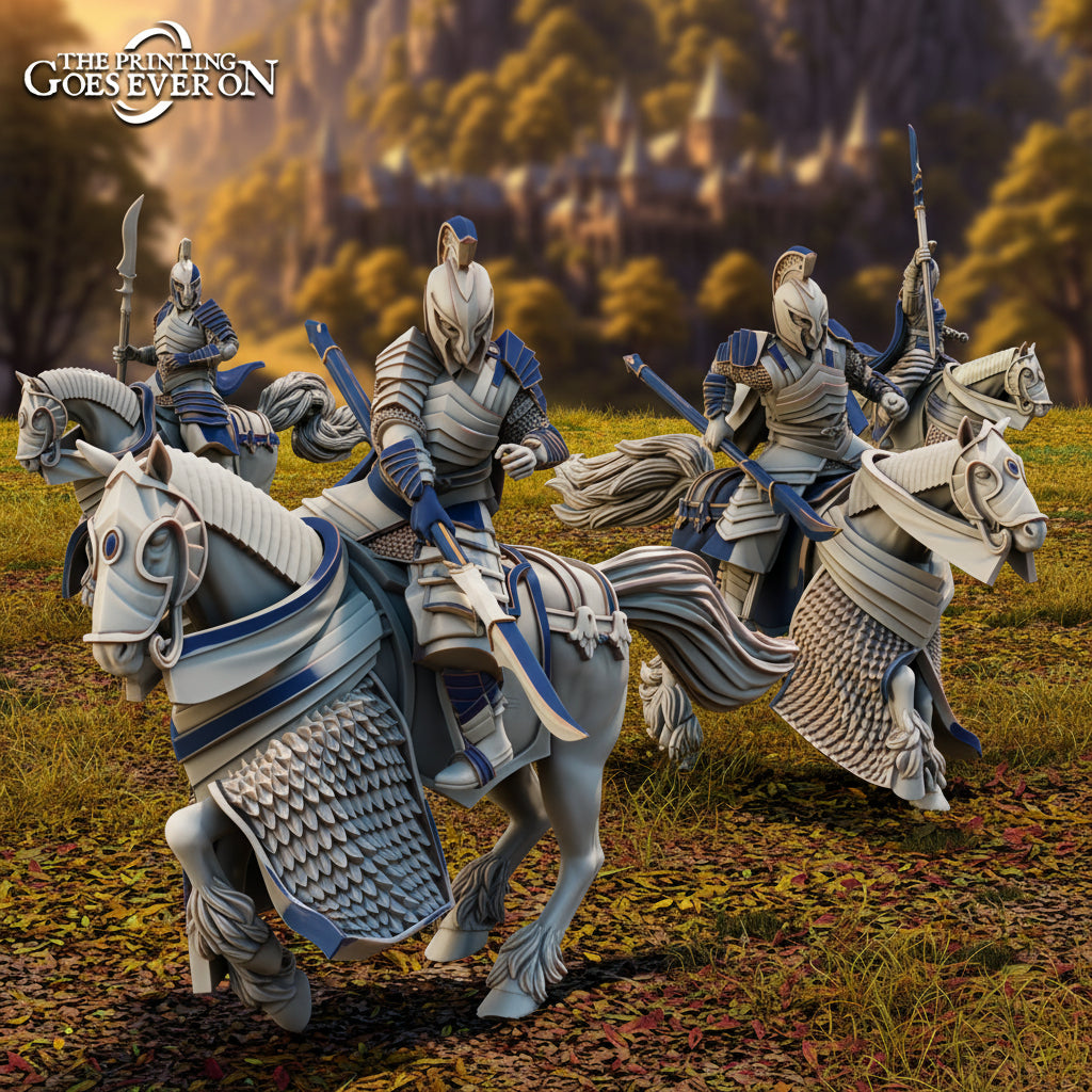 High Elf Knights (no shields) x4