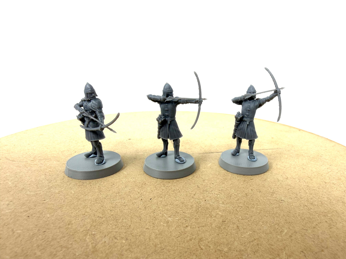 Driftport  Archers. A fishing village on a lake.