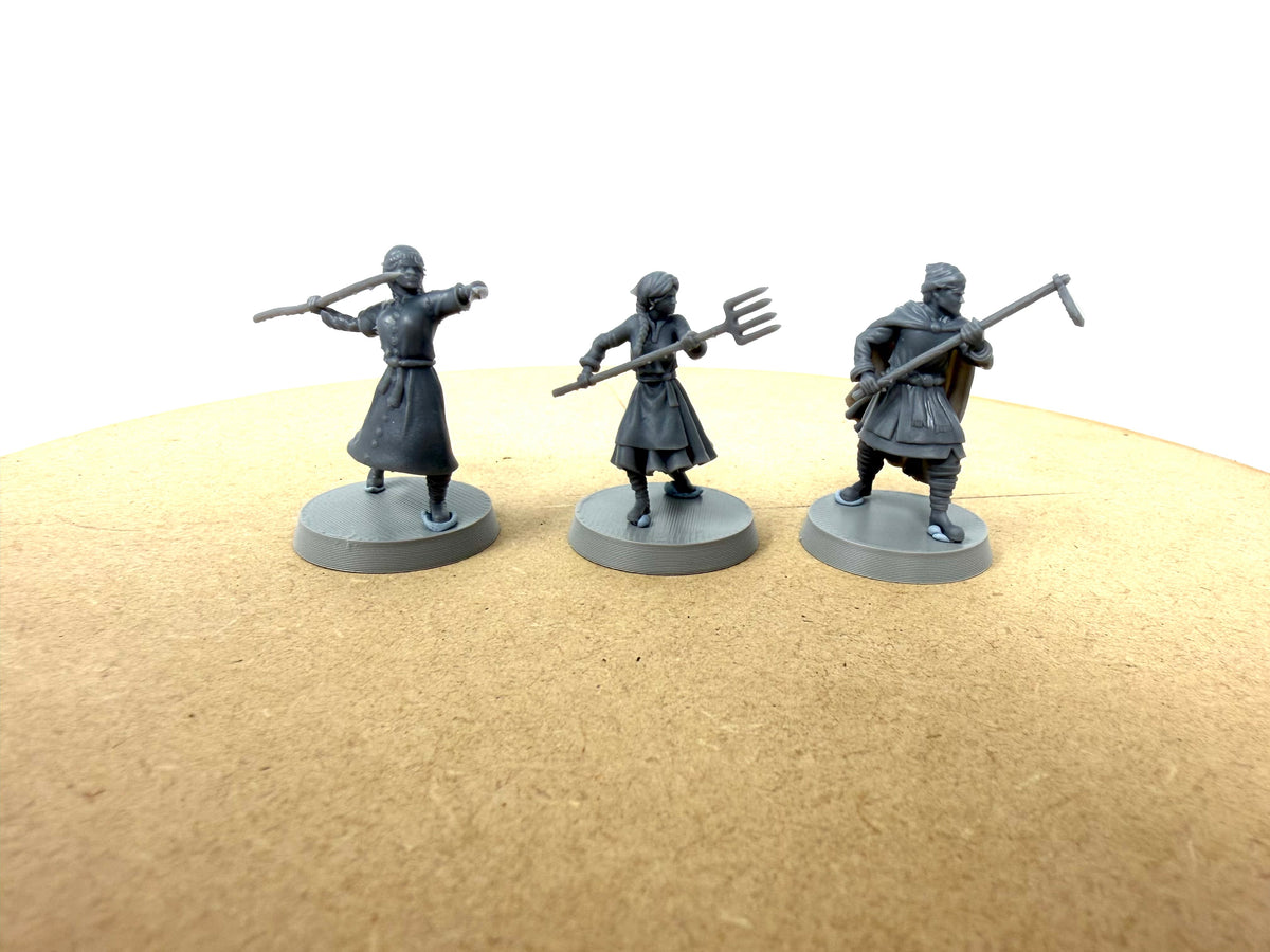 Driftport Militia A. A fishing village on a lake.