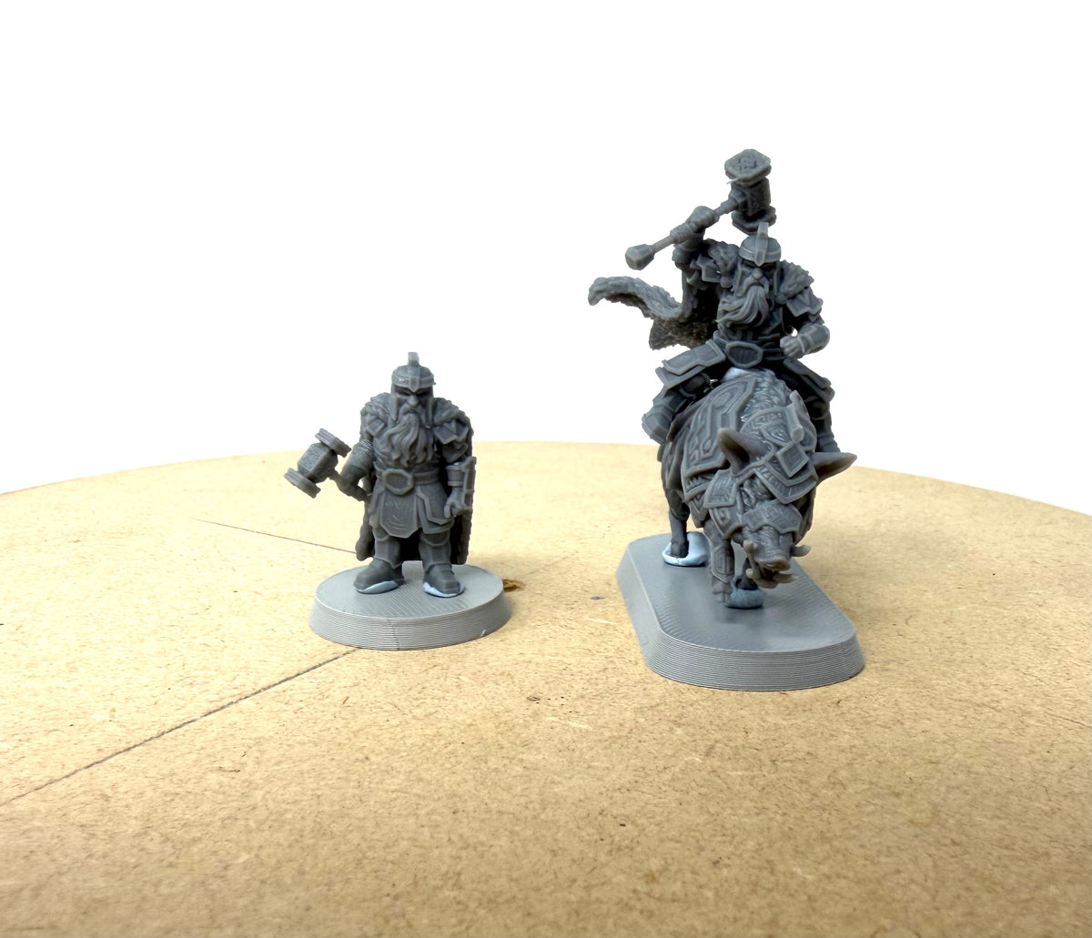 Dorin Ironmark on foot & mounted