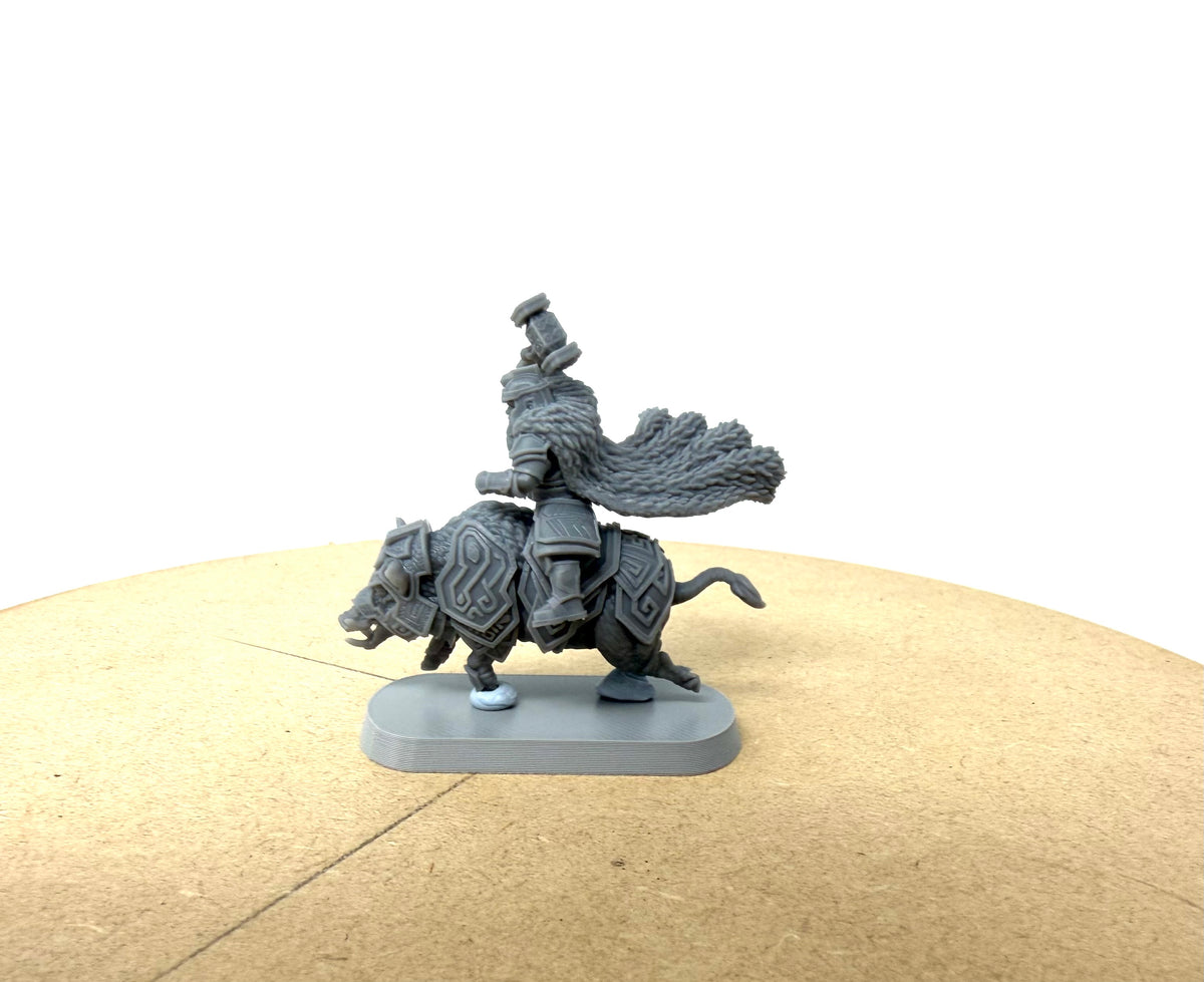 Dorin Ironmark on foot & mounted