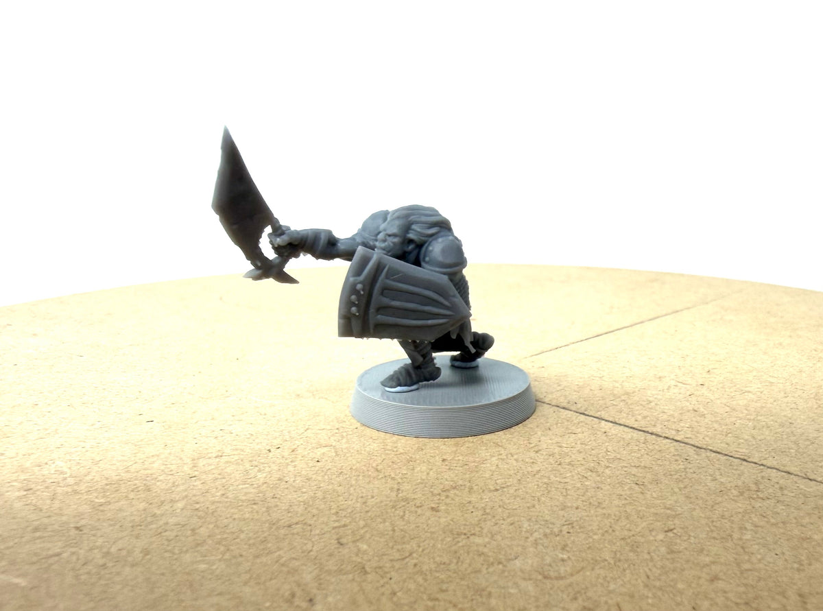 Orc Warband with Troll. 11 Unpainted Miniatures with Bases