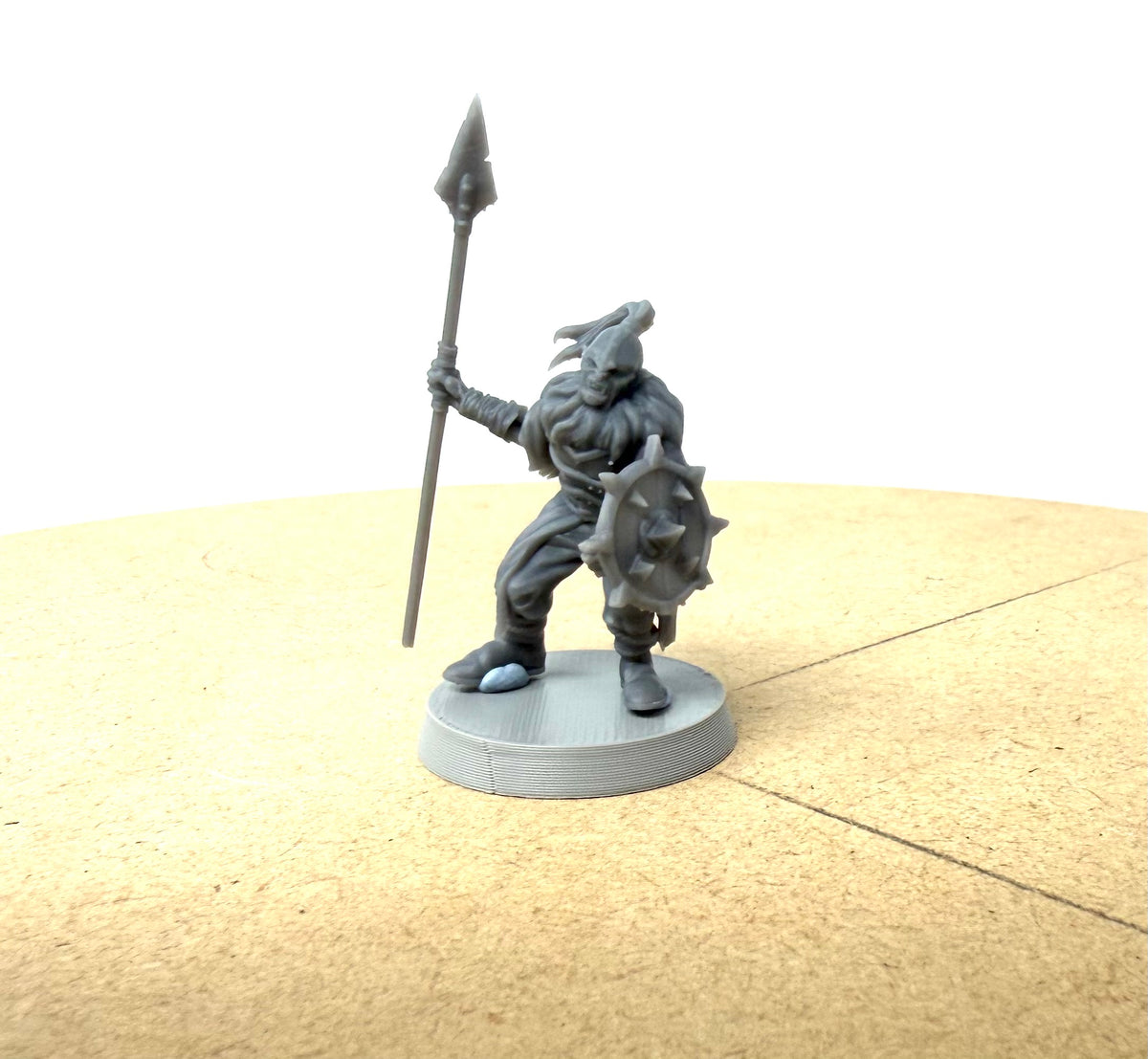 Orc Warband with Troll. 11 Unpainted Miniatures with Bases