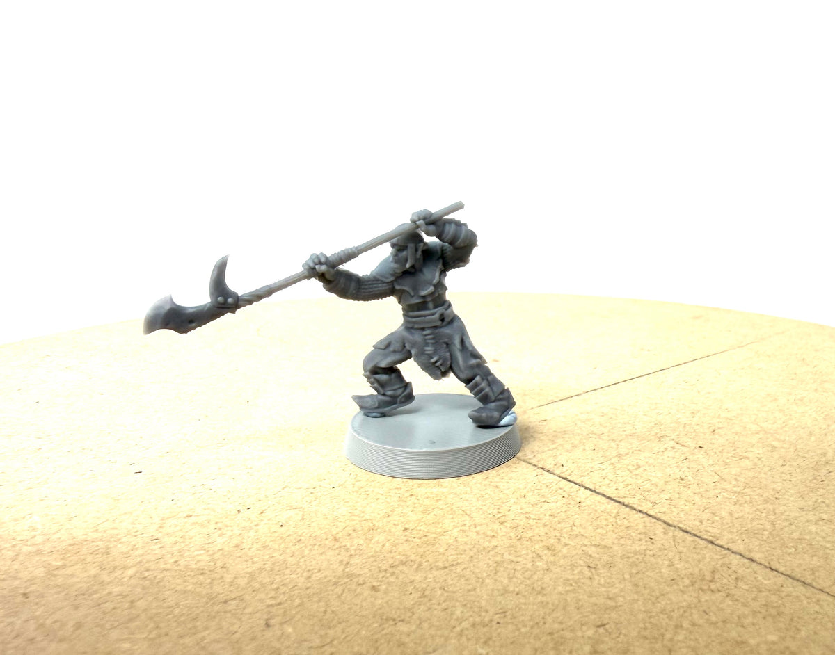 Orc Warband with Troll. 11 Unpainted Miniatures with Bases