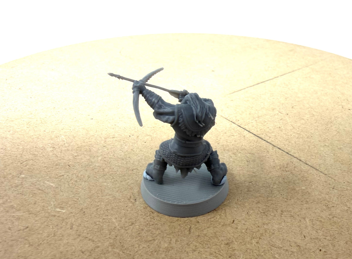 Orc Warband with Troll. 11 Unpainted Miniatures with Bases
