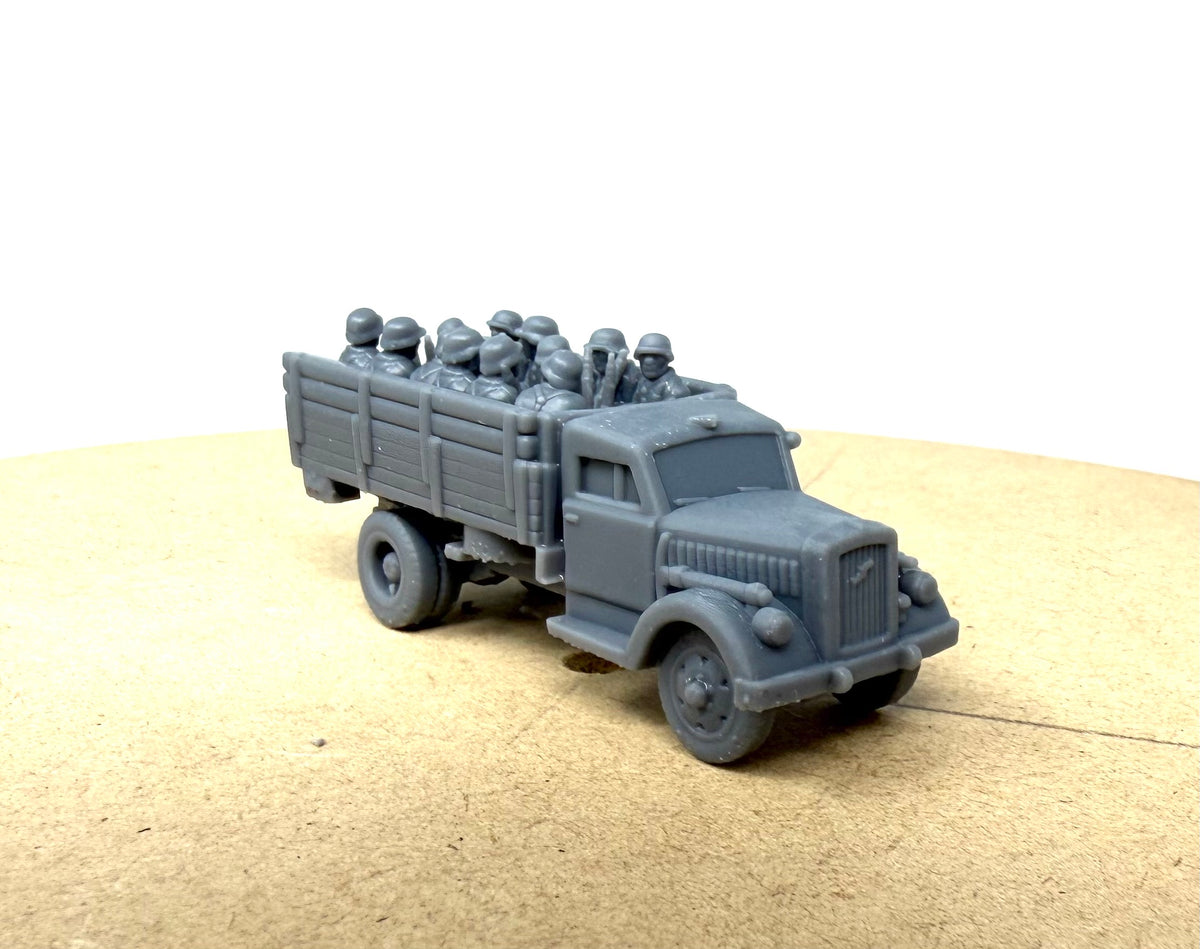 Opel Blitz German Truck Open with Troops