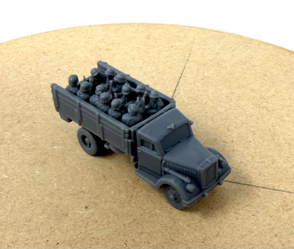 Opel Blitz German Truck Open with Troops