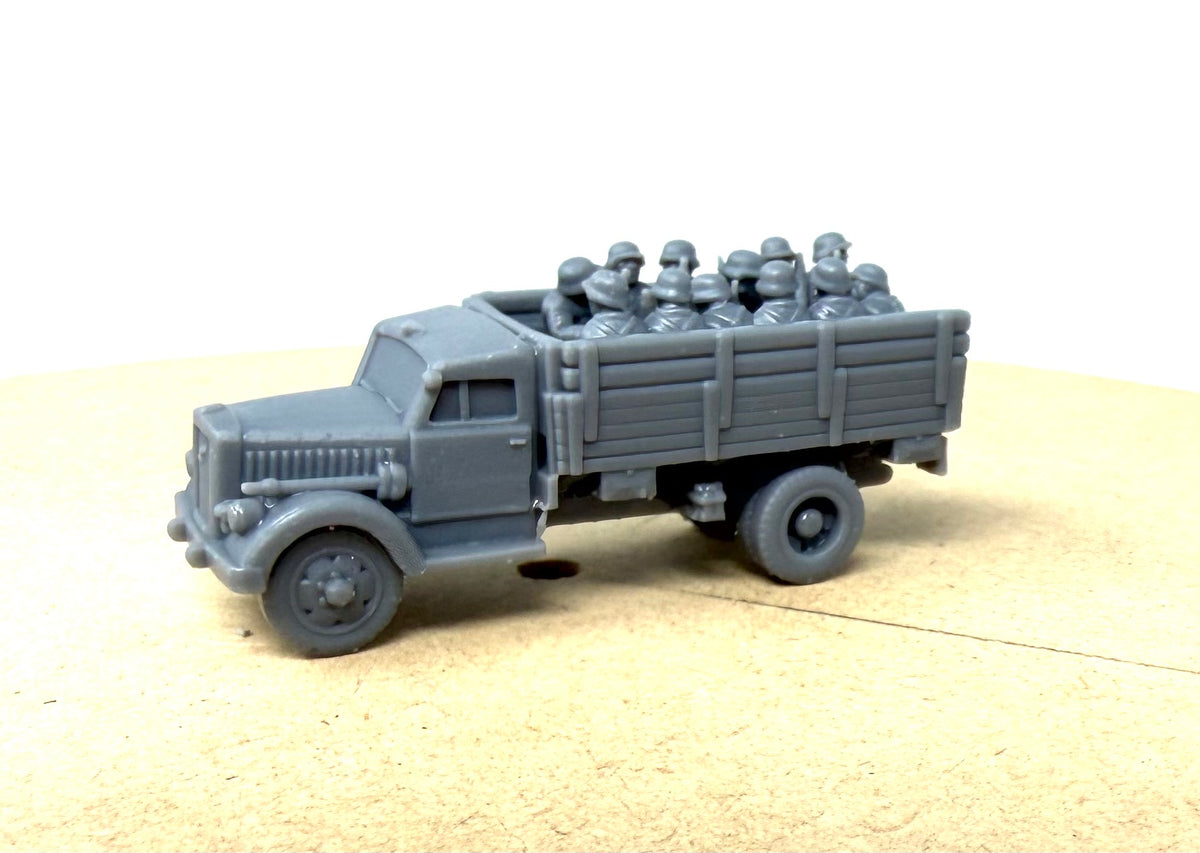 Opel Blitz German Truck Open with Troops