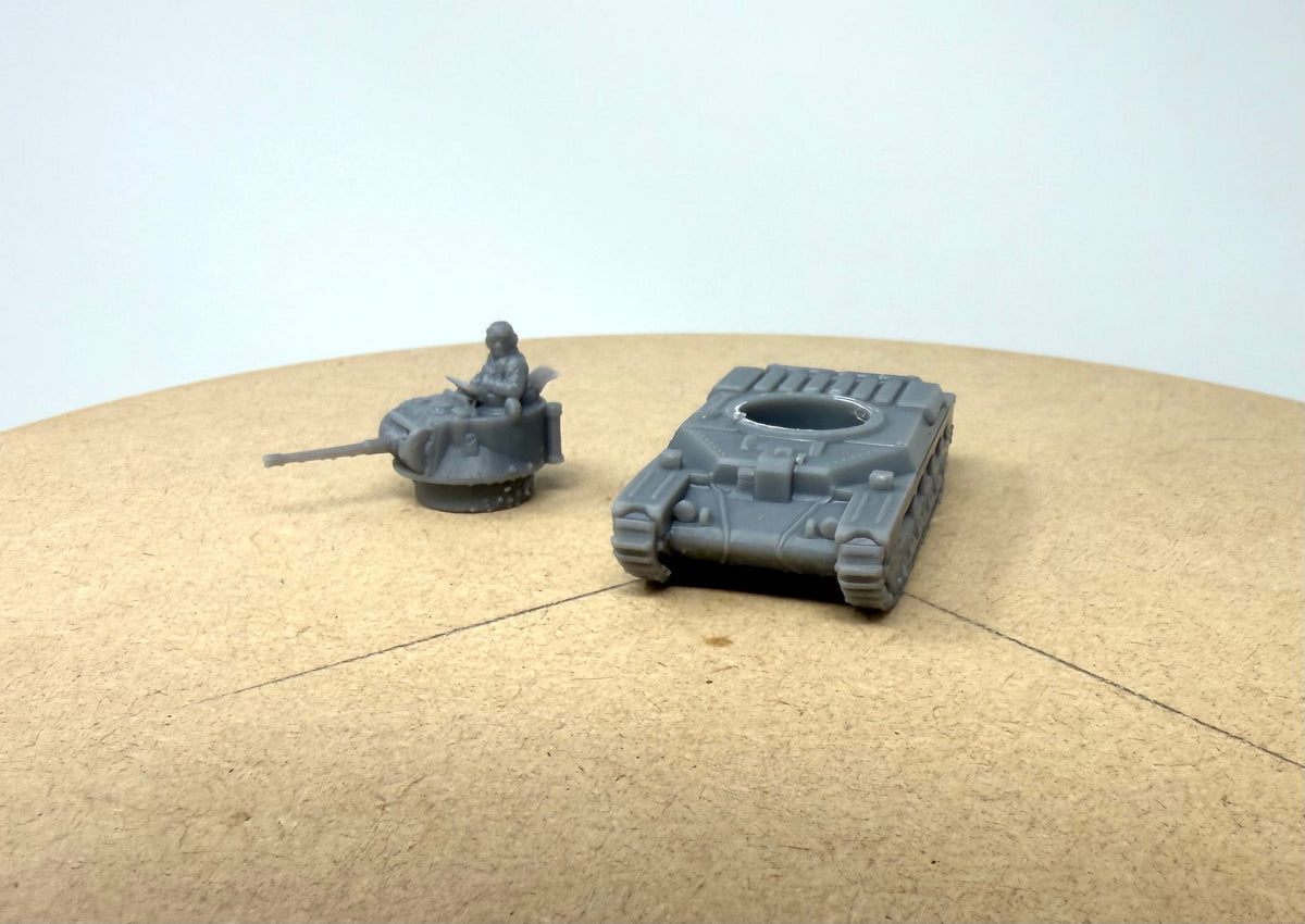 Matilda II British Infantry Tank with Commander