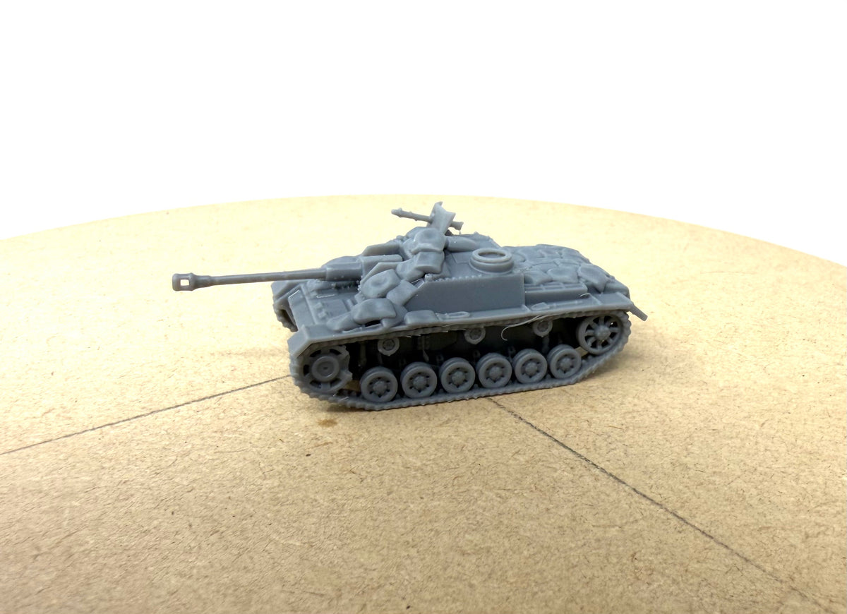 Stug III Ausf G German Assault Gun with Sandbags