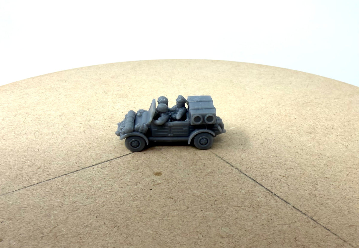 Kubelwagen with Fallschirmer Crew. German Jeep