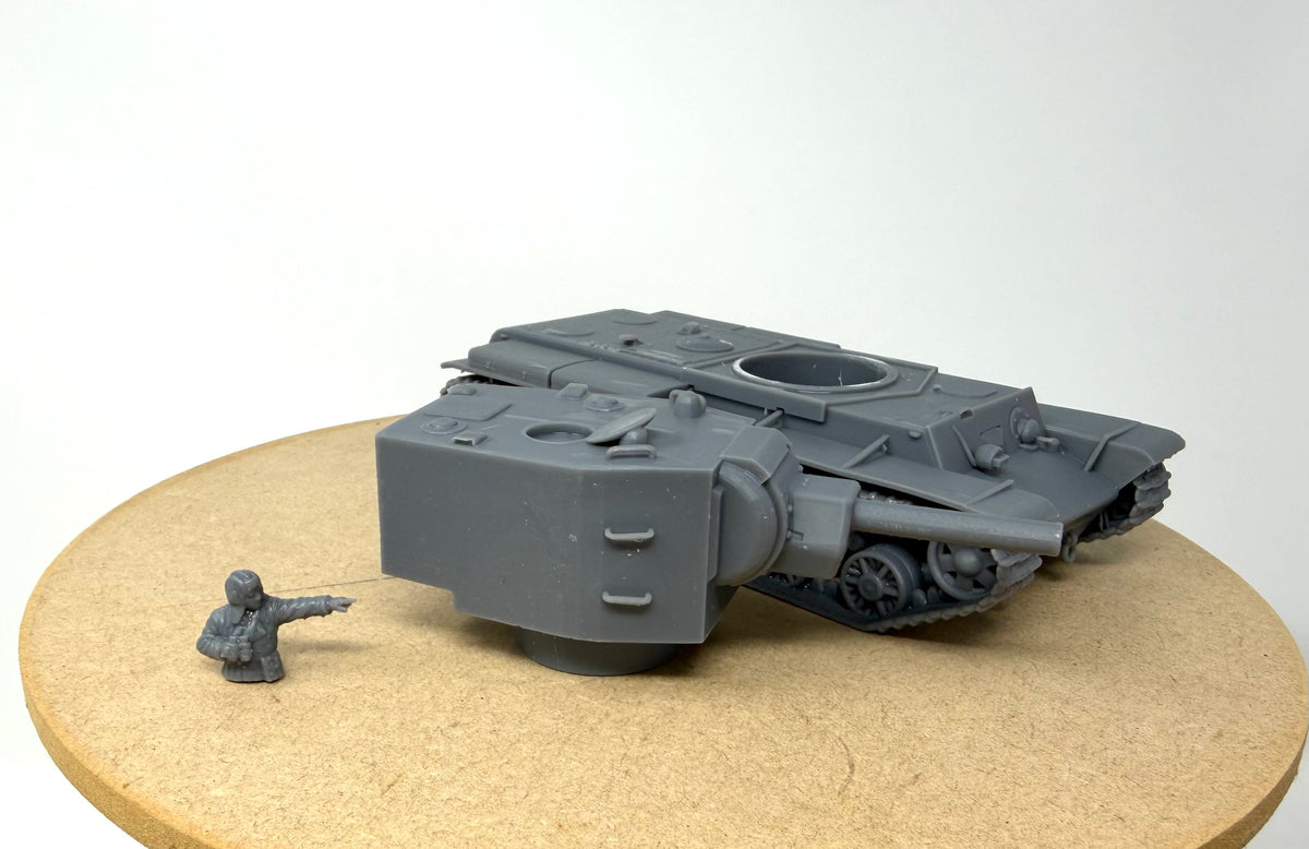 KV2 Russian Heavy Tank with Commander