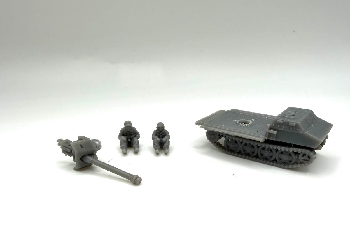RSO Pak40. German Self-Propelled Anti-Tank Gun